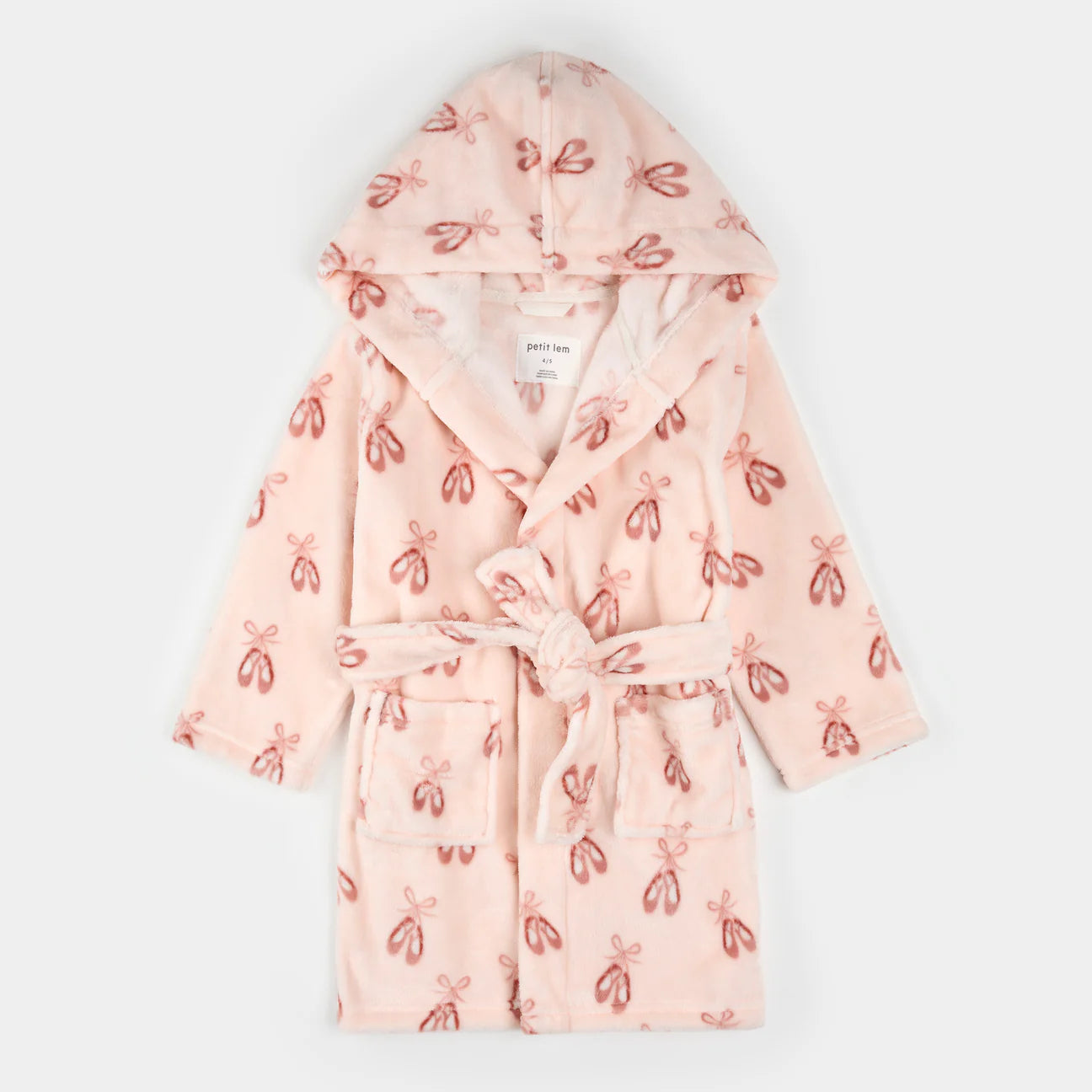 Ballet Slippers Hooded Robe
