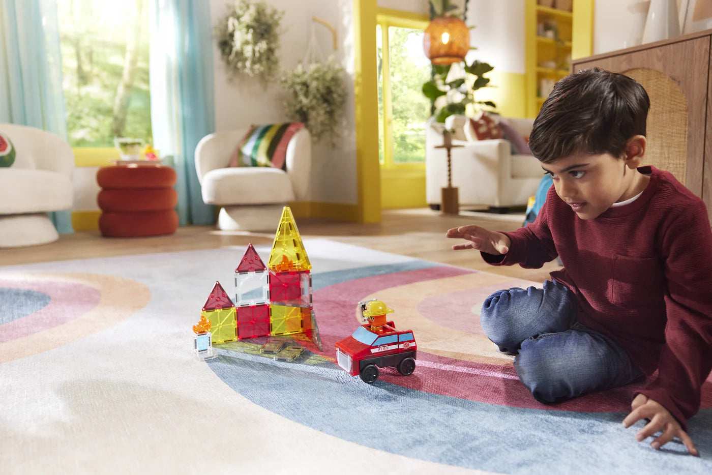 Magna-Tiles® Fire Rescue 27-Piece Set