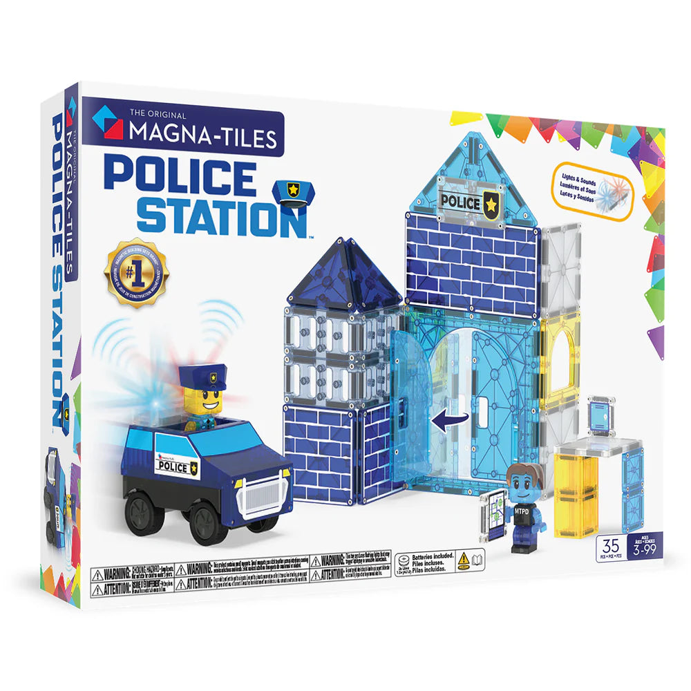 Magna-Tiles® Police Station 35-Piece Set