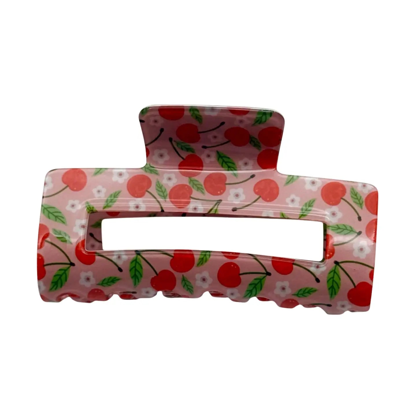 Cherries and Bows Claw Clip
