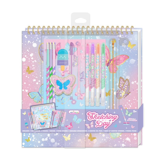 Tie Dye Butterfly Mega Sketching Fun