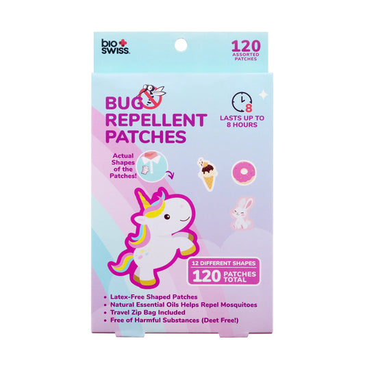 BioSwiss Bug Repellent Patches - Pink Box