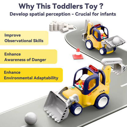 Toddler Remote Control Construction Truck Toy