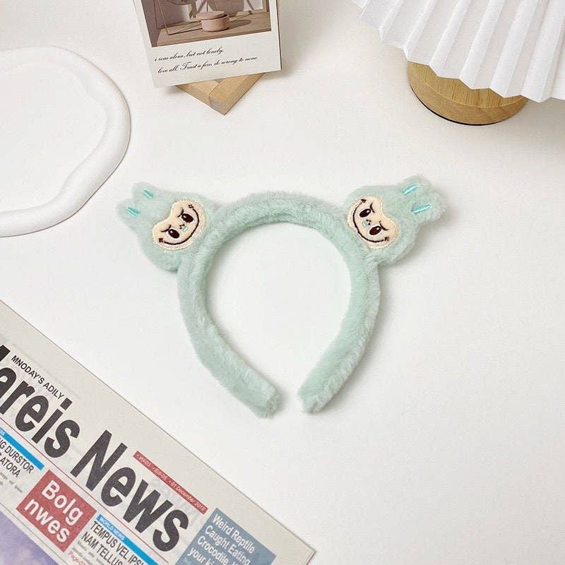 Labubu Furry Spa Headband SPA