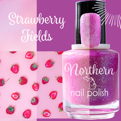 Strawberry Fields ~ SUN/UV Color-Changing Nail Polish Vegan