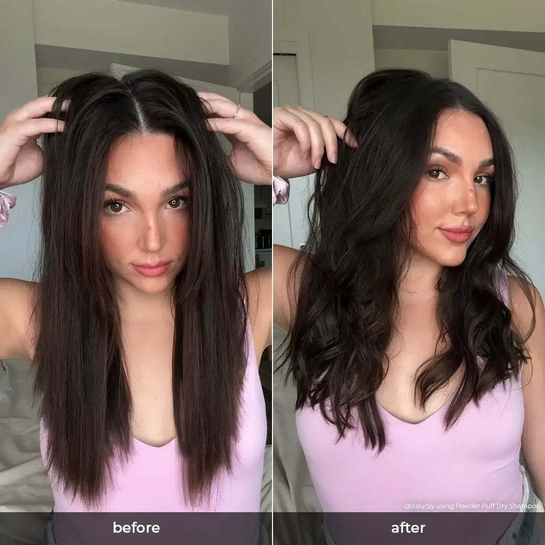 Powder Puff Dry Shampoo | volumizing non aerosol dry shampoo