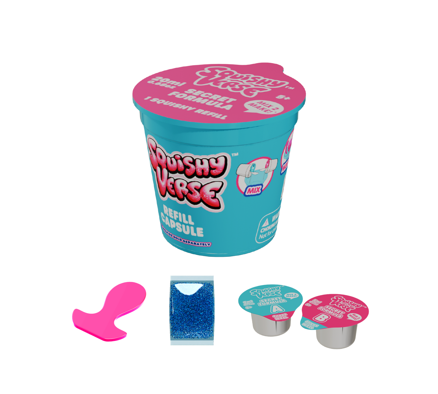 SquishyVerse Snackipoos Refill Capsules