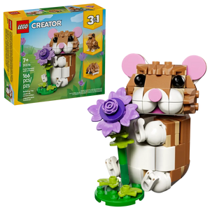 Creator 31376 Cute Hamster with a Flower