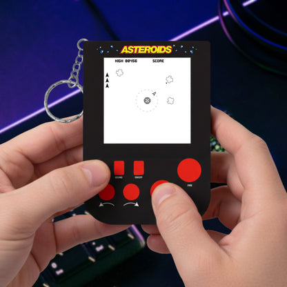 Asteroids Keyring Arcade Game
