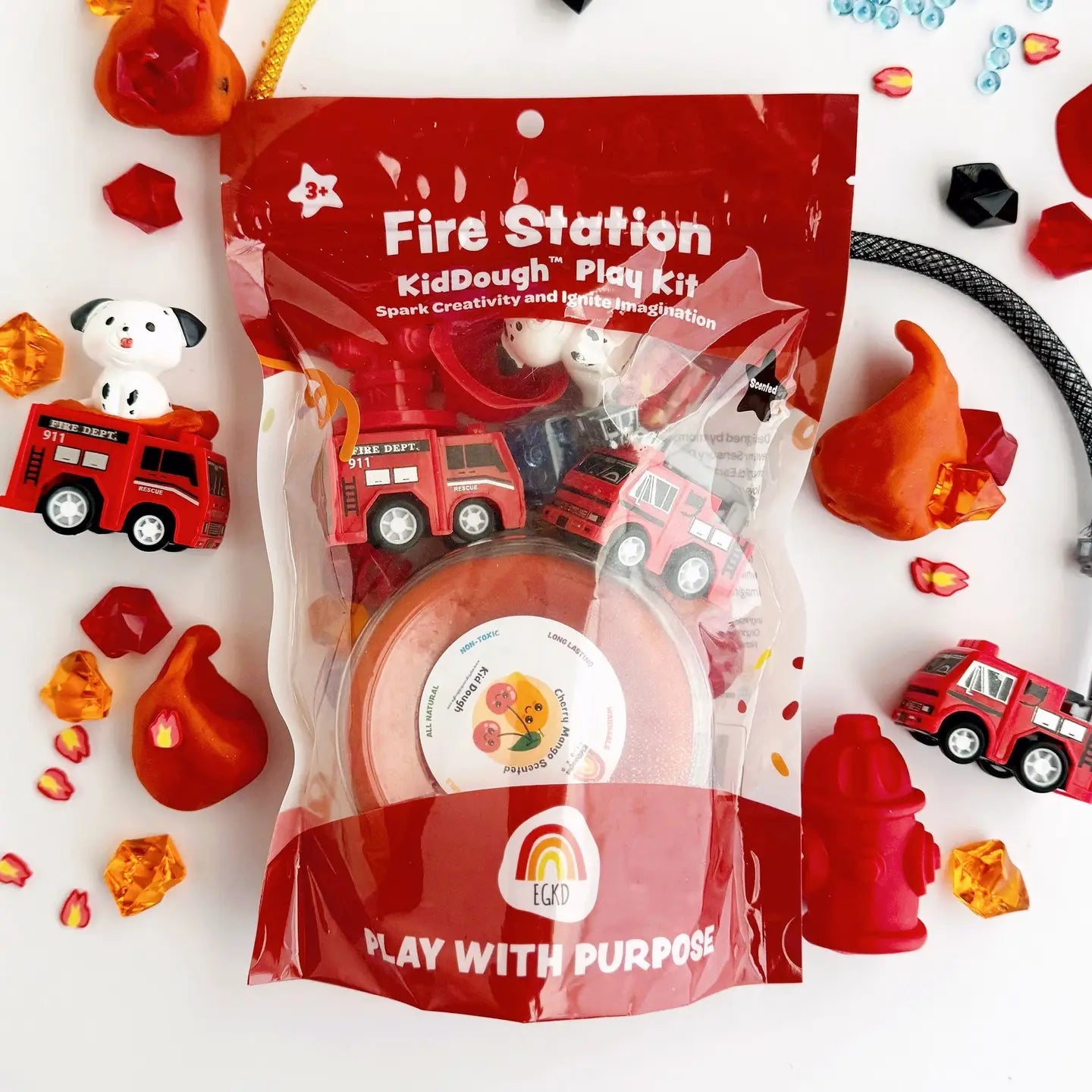 EGD Fire Station Kiddough Play Kit