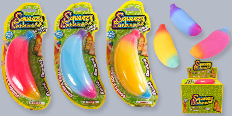 5" Rainbow Super Stretch Banana
