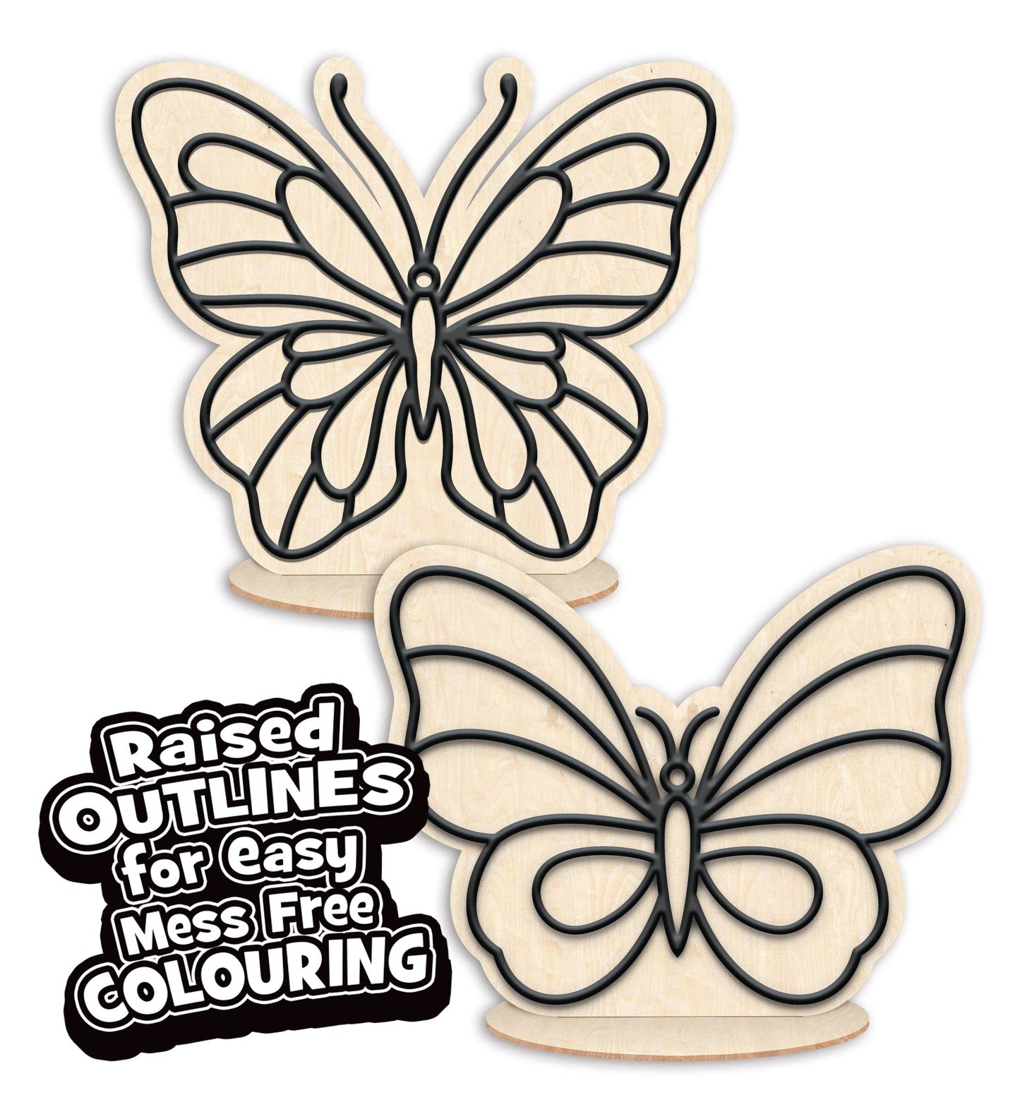 Butterfly Clay Colouring Kit