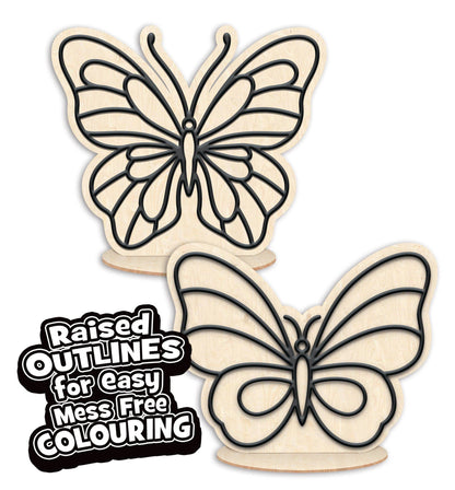 Butterfly Clay Colouring Kit