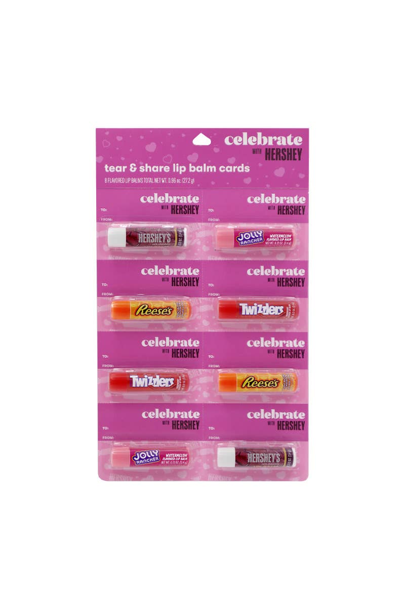 UPD 42HA190HBAZ Hershey 8 pcs Tear & Share Lip Balm - 3 pks