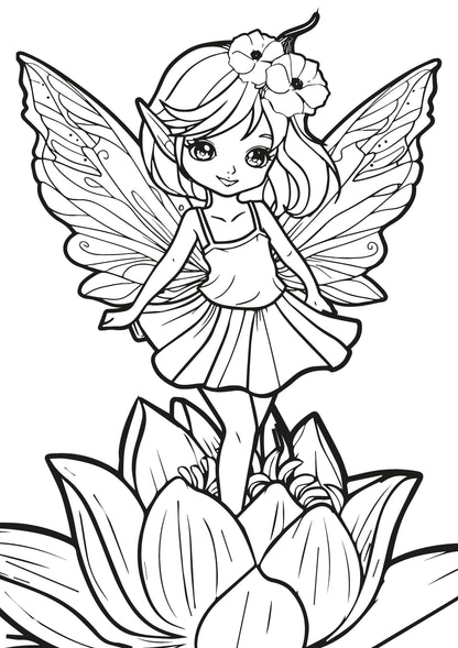 Fairyland Fun XXL Coloring Book