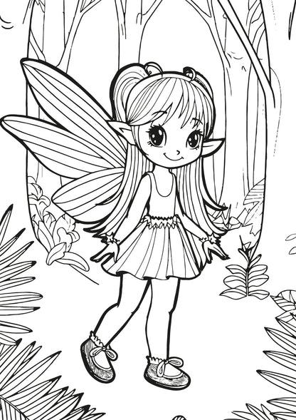 Fairyland Fun XXL Coloring Book