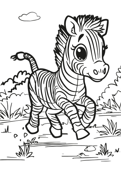 Animal Kingdom XXL Coloring Book