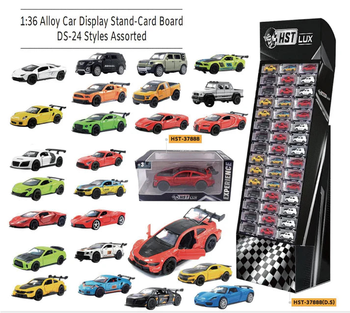 1:36 Assorted Alloy Diecast Car in Box
