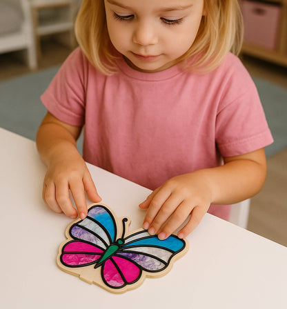 Butterfly Clay Colouring Kit