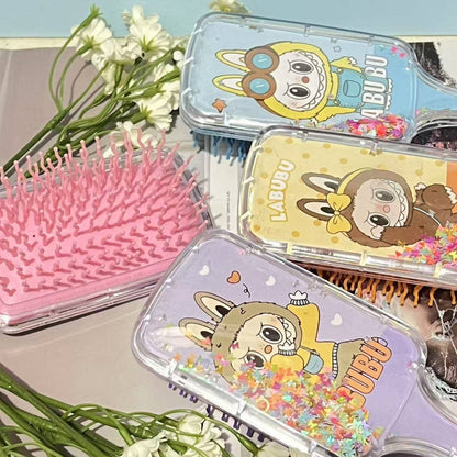 Labubu Liquid Sequins Hair Brush