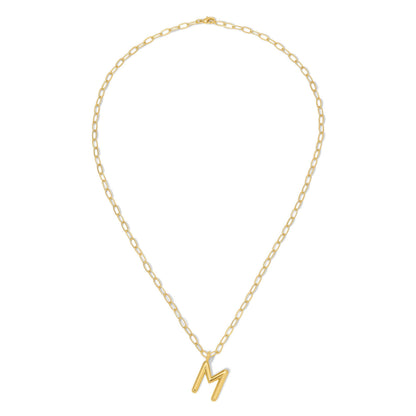 Puffy Letter Initial Necklace Big Bundle - 128 pc + Display