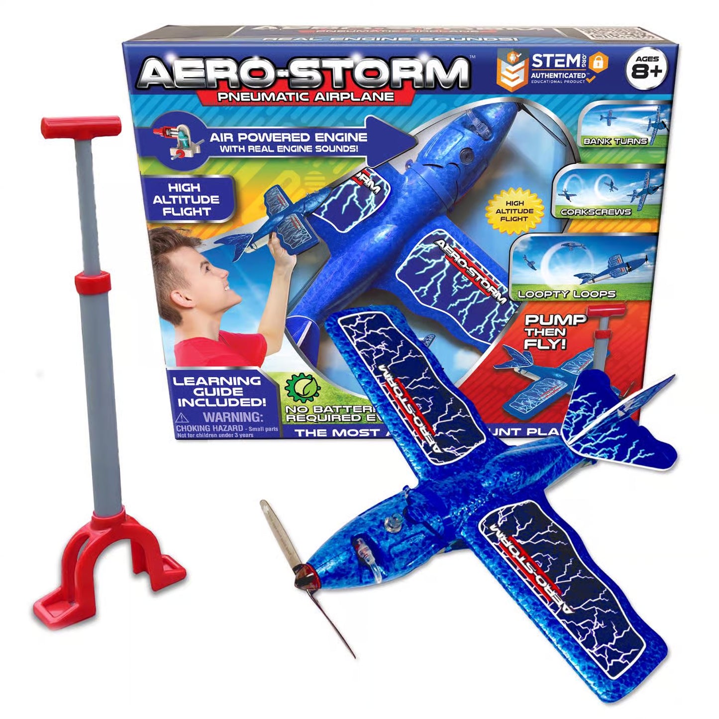 Aero Storm Blue Airplane