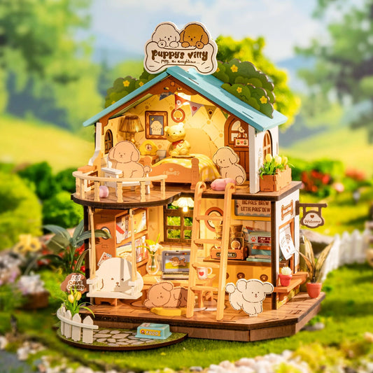 Miniature Puppy's Cozy Villa