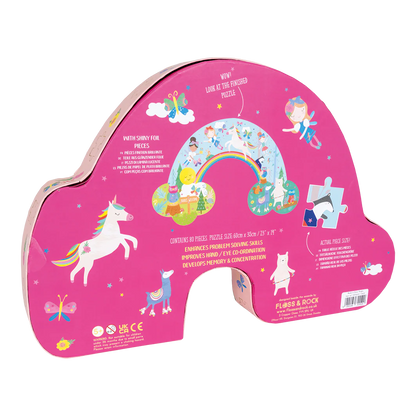 Shaped 80pc Puzzle - Rainbow Fairy