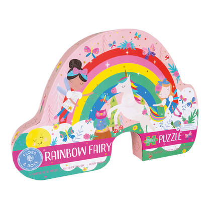 Shaped 80pc Puzzle - Rainbow Fairy
