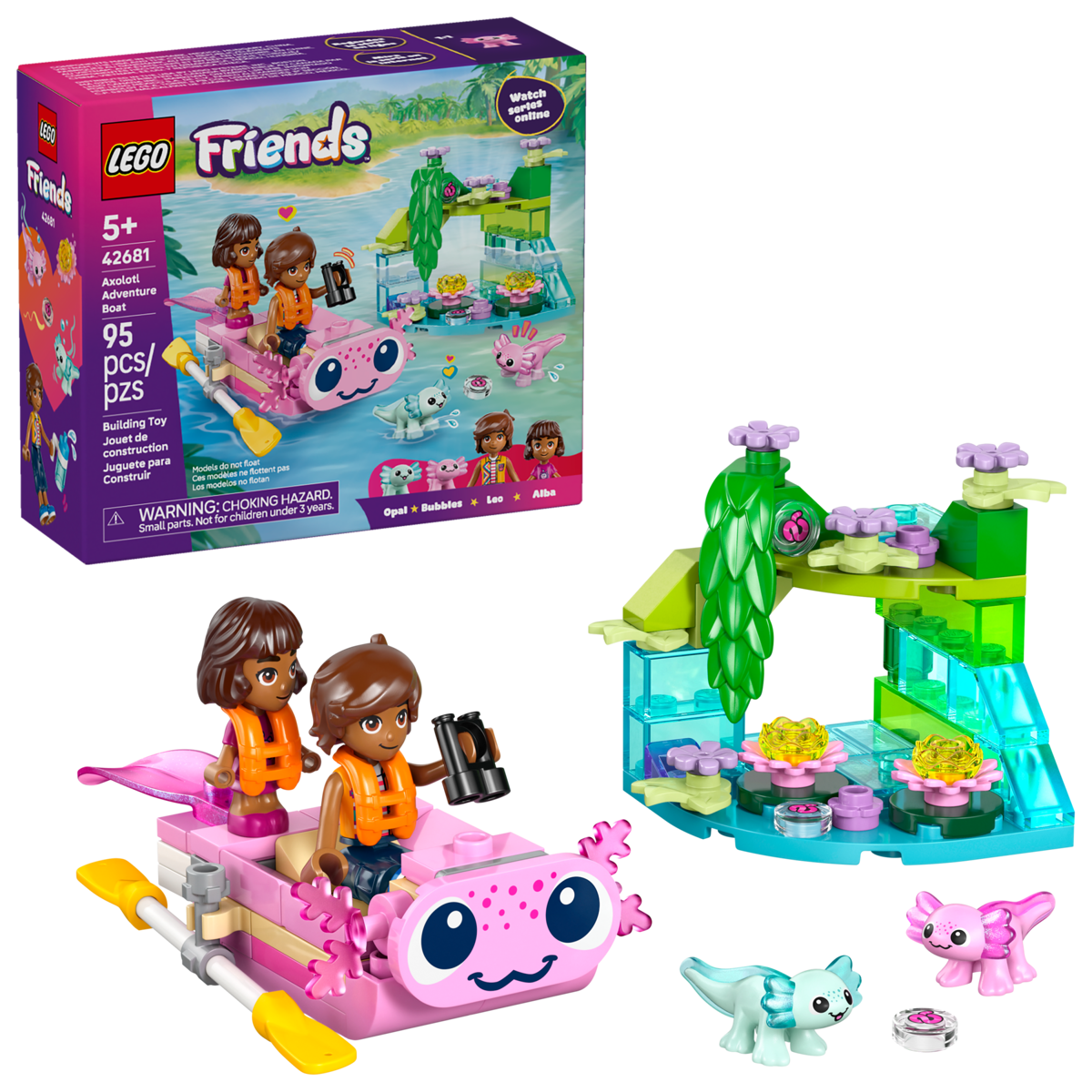 Friends 42681 Axolotl Adventure Boat