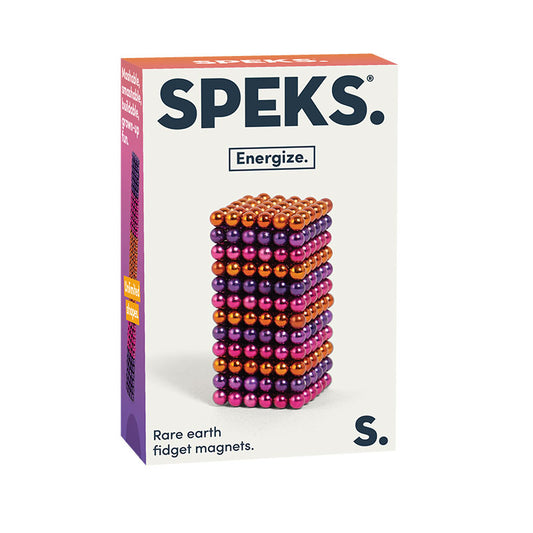 Speks 432 Fidget Magnets - Gradient Energize Red