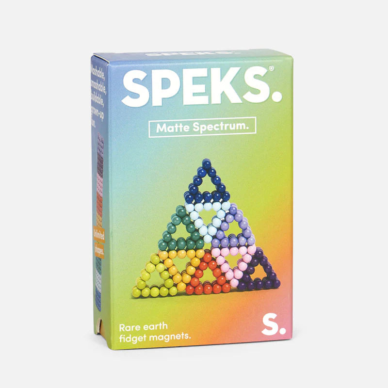 Speks 432 Fidget Magnets - Matte Spectrum