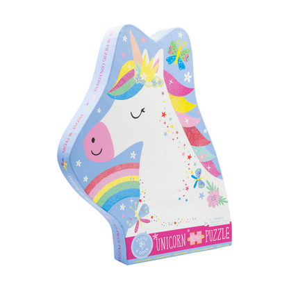 Shaped 40pc Puzzle - Rainbow Unicorn