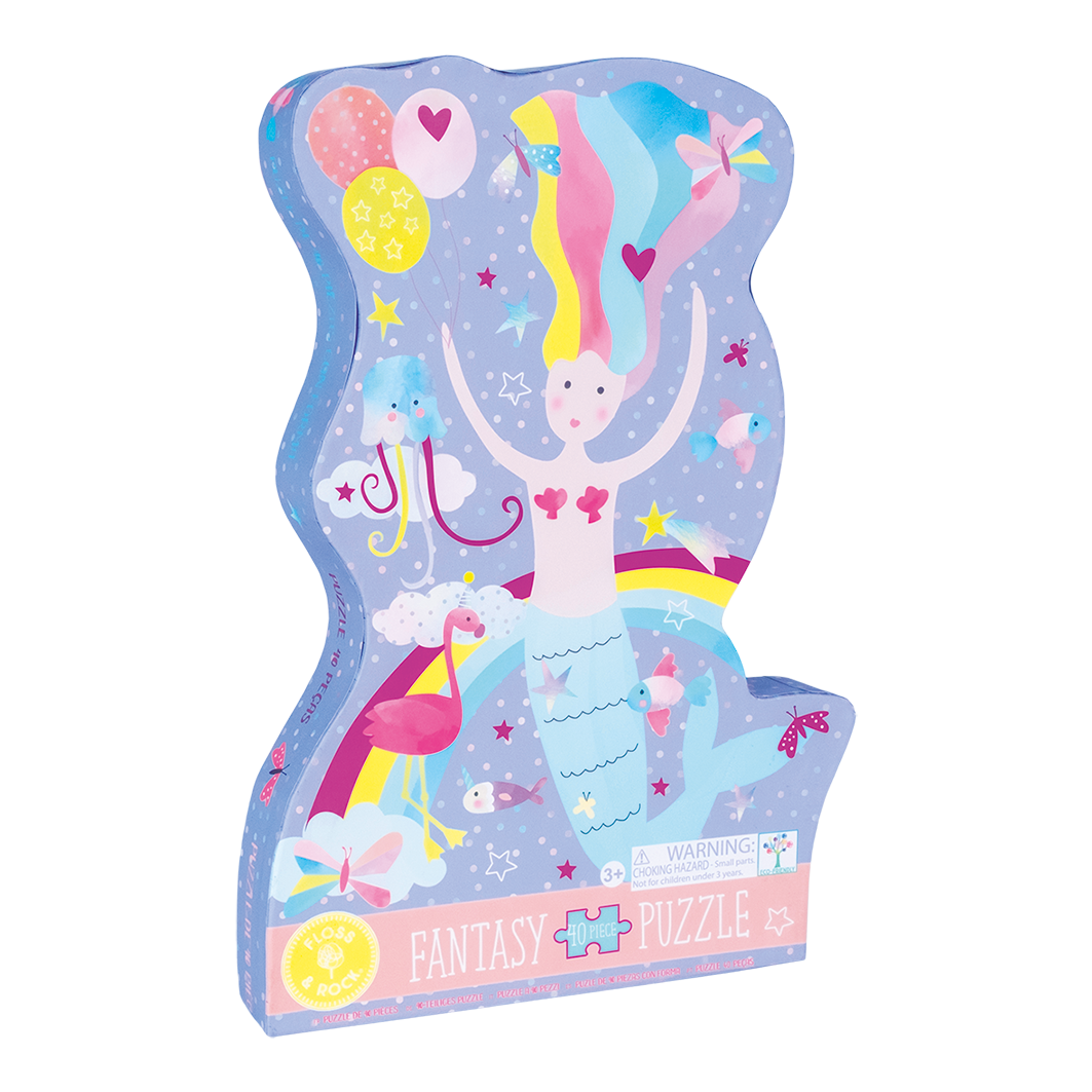 Shaped 40pc Puzzle - Fantasy Mermaid