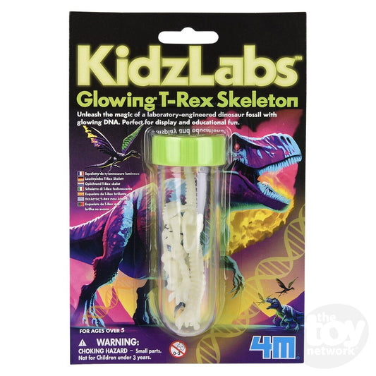 Kidzlabs Glowing T-Rex Skeleton