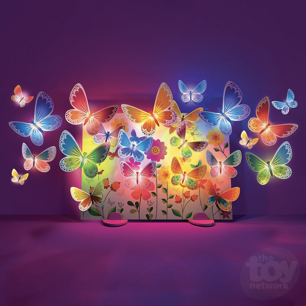 KidzLabs Glow 3D Butterfly Canvas
