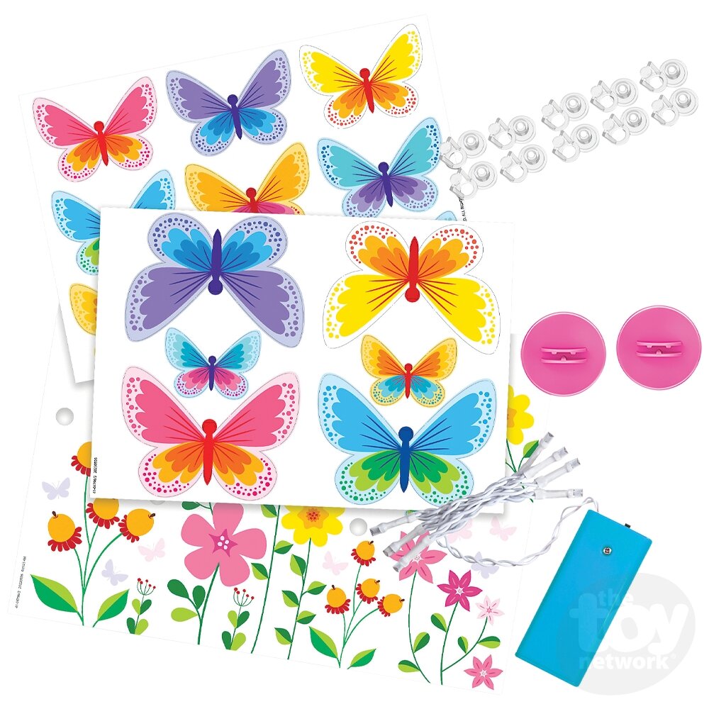 KidzLabs Glow 3D Butterfly Canvas
