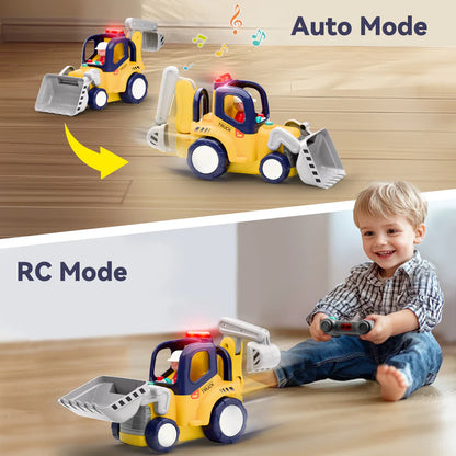 Toddler Remote Control Construction Truck Toy