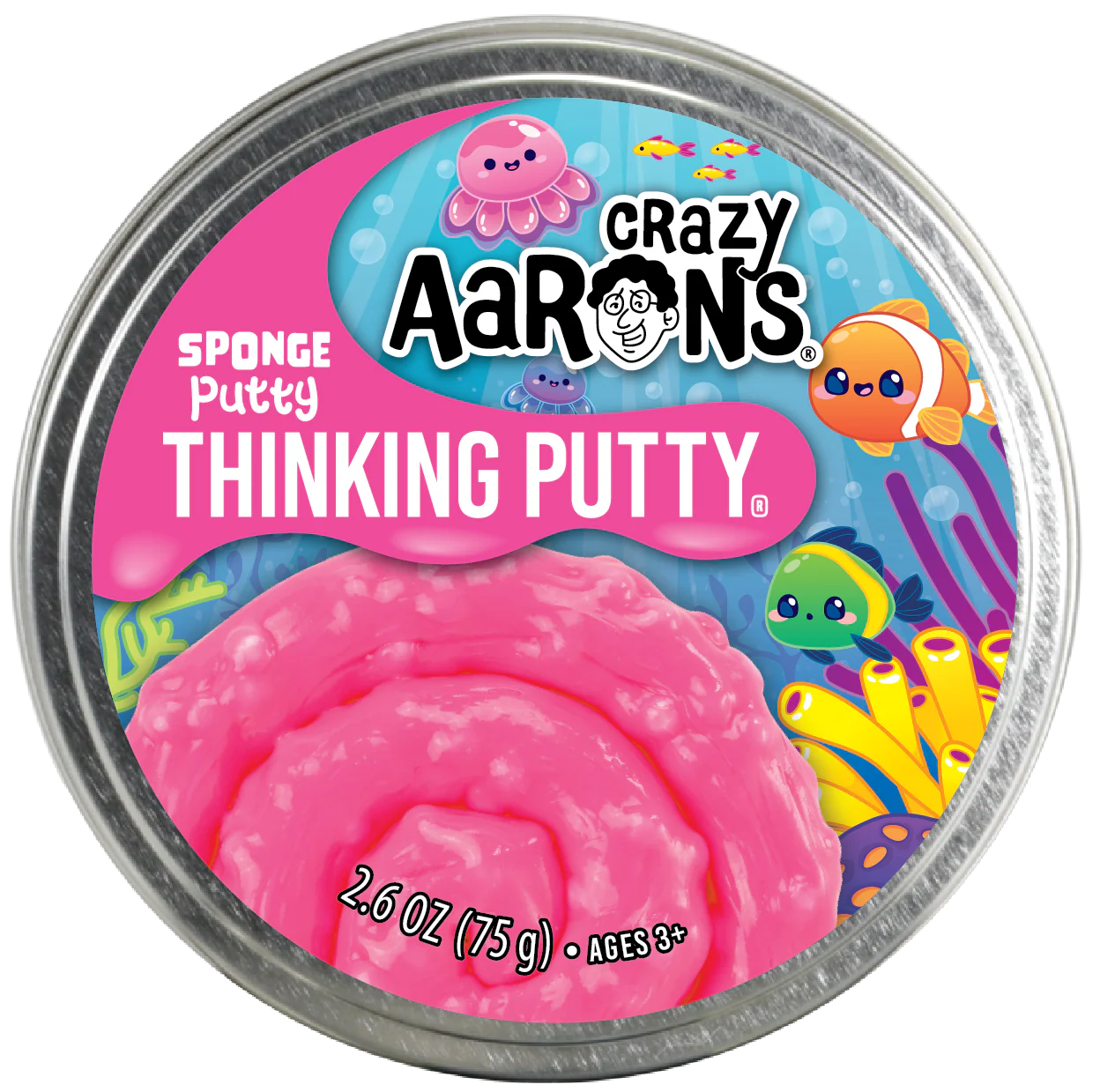 Sponge Putty - 4" Thinking Putty Tin