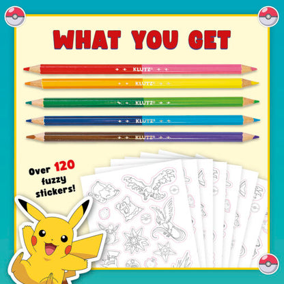 Klutz: Pokemon Color Your Own Fuzzy Stickers