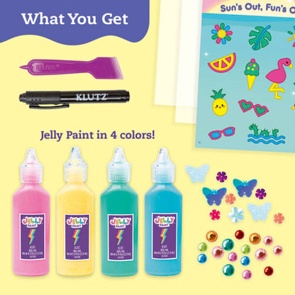 Klutz: Paint & Peel Jelly Stickers: Glitter Goals!