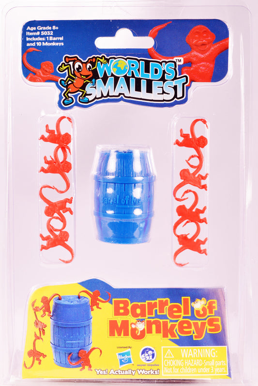 World's Smallest - Barrel of Monkeys