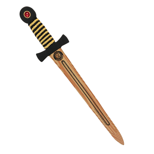 Liontouch WoodyLion Gold and Black Sword