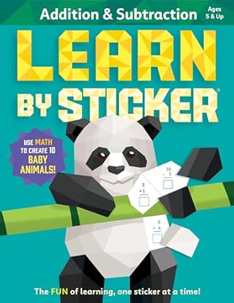 Learn By Sticker Addition Subtraction