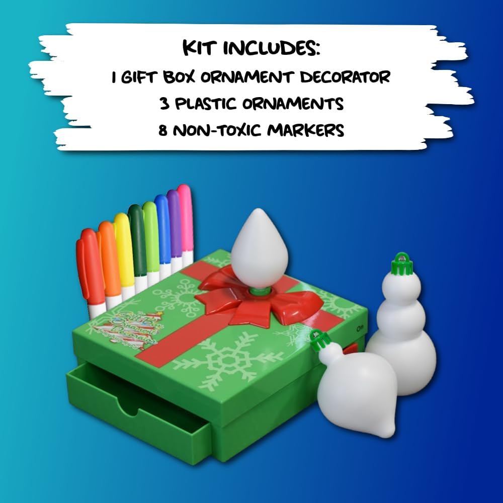 Gift Box Ornament Decorating Kit