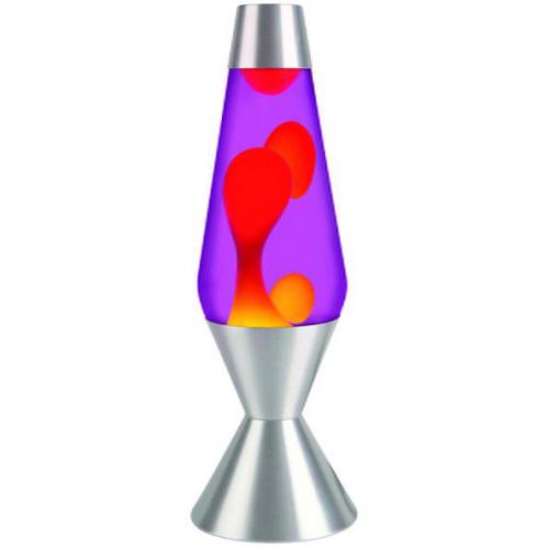 16.3″ LAVA Lamp – Yellow/Purple/Silver