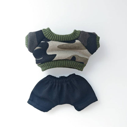 Labubu Clothes Camouflage Outfit