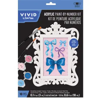BRVV Paint by Number - Bows Funky Frame