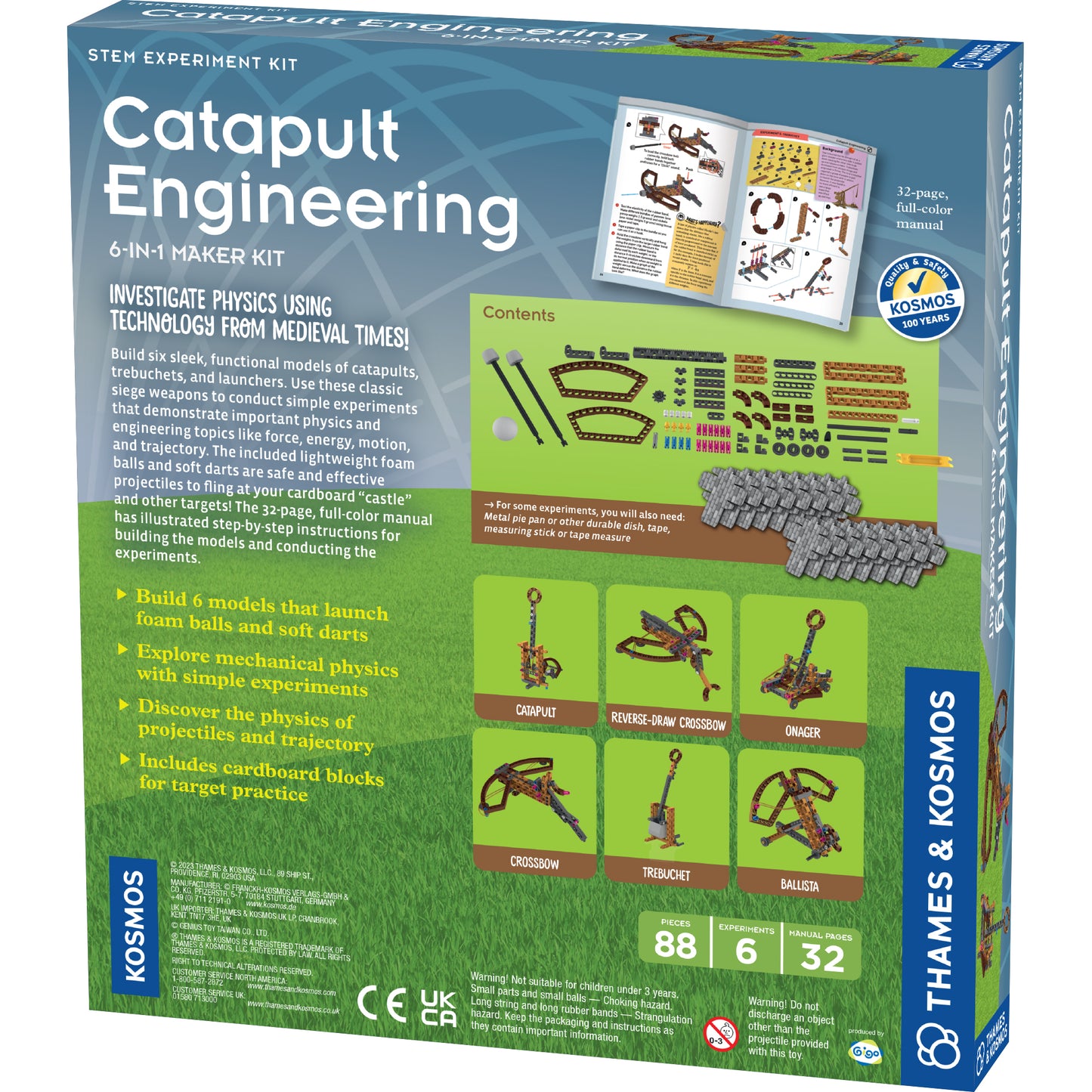 Catapult Engineering: 6-in-1 Maker Kit