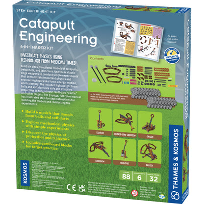 Catapult Engineering: 6-in-1 Maker Kit